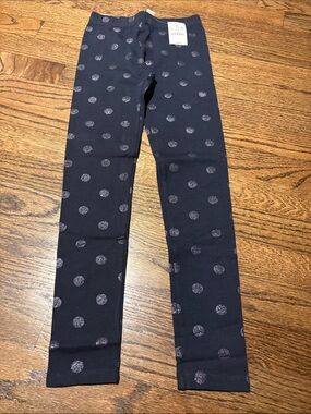 Crewcuts glitter dot leggings